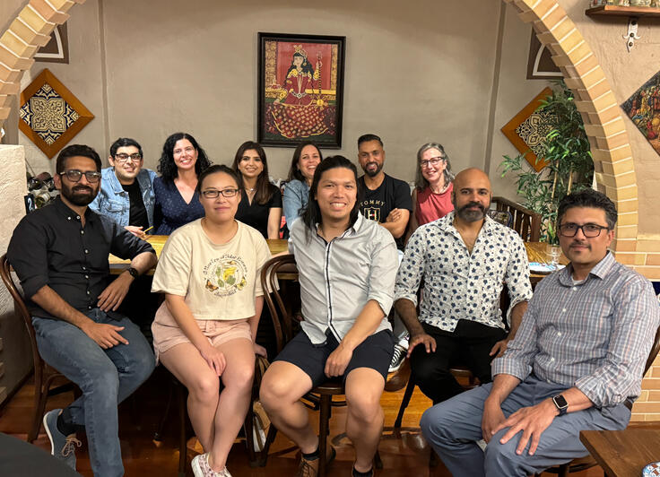 at one of the dinners