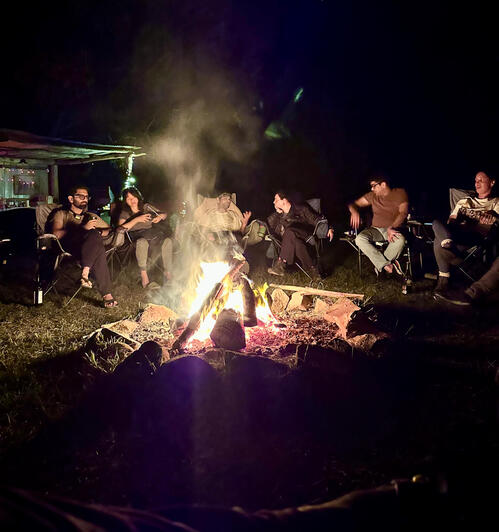 Camping near Mitchel River National Park, East Gippsland, VIC