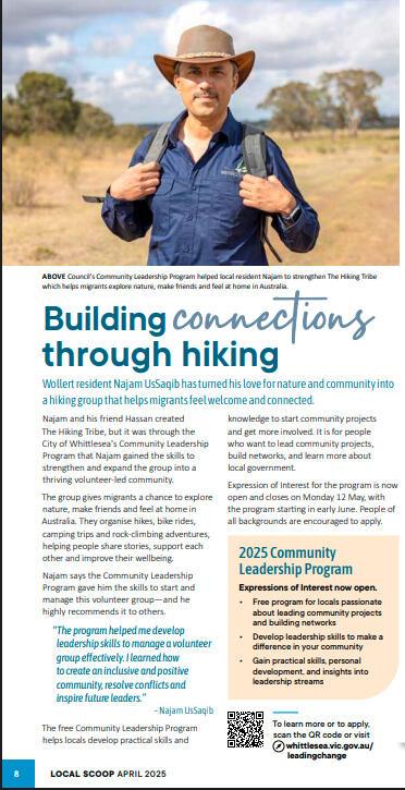 Feature in Local Scoop Newsletter